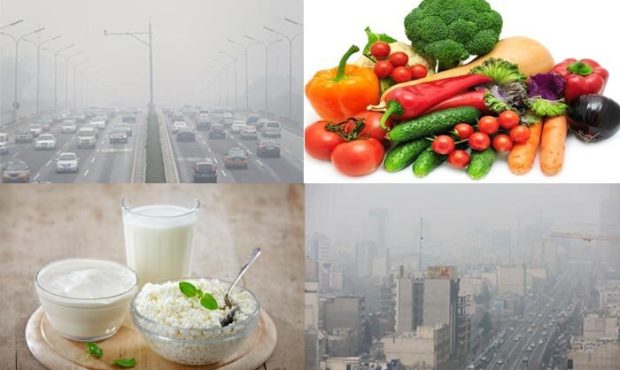 توصیه‌های مهم تغذیه‌ای برای کاهش عوارض آلودگی هوا