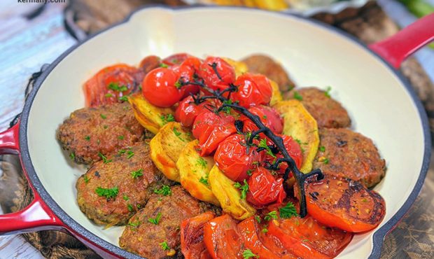 طرز تهیه کباب تابه ای رژیمی یا کباب دیگی + فیلم