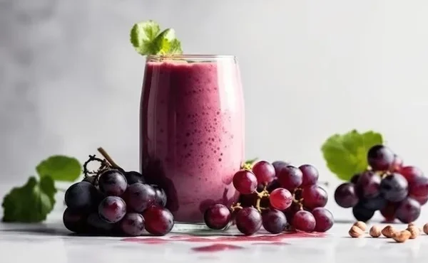 طرز تهیه اسموتی انگور